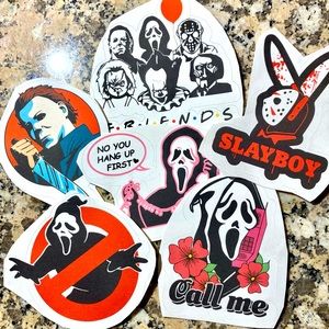 Halloween Horror Sticker Pack (6)